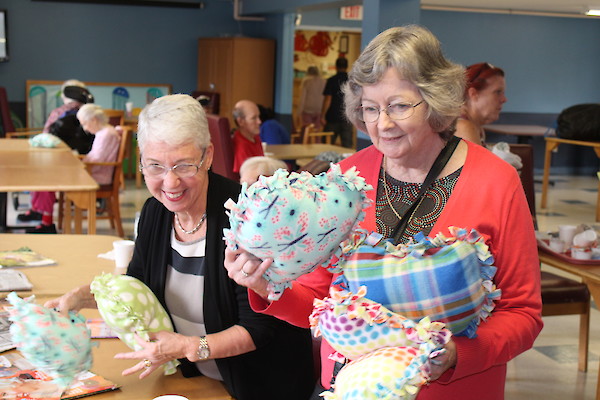 Manchester Public Library, Touchpoints at Manchester, Westside Care Center, Pillows, Public Service