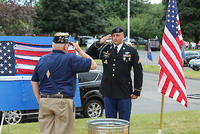 iCare Health Network, Touchpoints at Manchester, Veteran's Program, VA Contract Nursing Home, Flag Retirement Ceremony