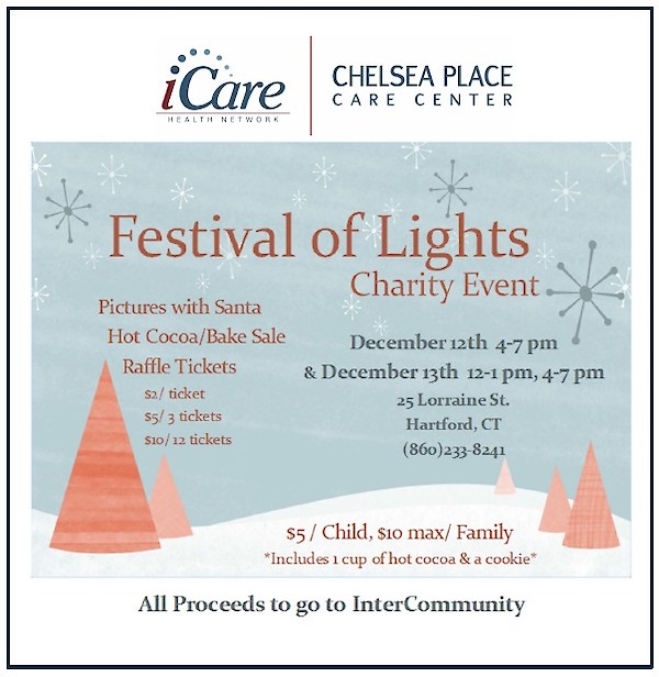 Chelsea Place Care Center, iCare Health Network, Festival of Lights Charity Event