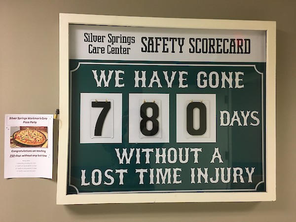 Silver Springs Care Center, Employee Safety, iCare Health Network